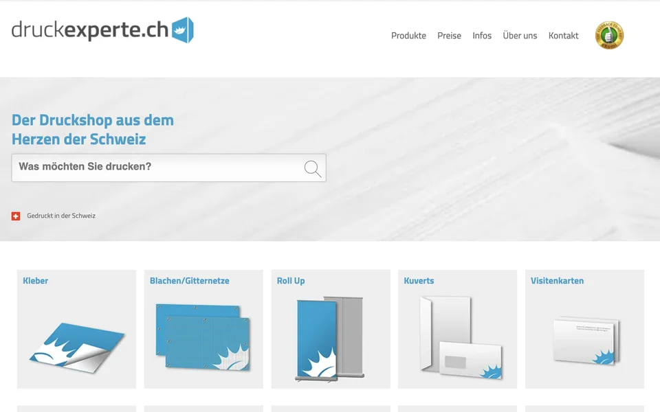 Druckexperte – E-Commerce / Online-Druckerei